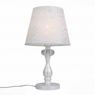 Настольная лампа St Luce Белый, Прозрачный/Белый E14 1*40W