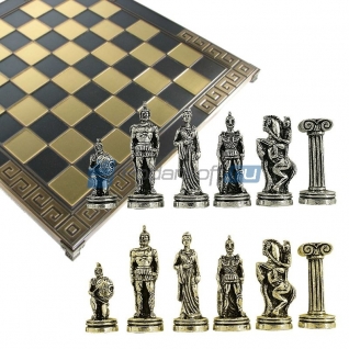 Шахматы с тематическими фигурами "Дары Трои"