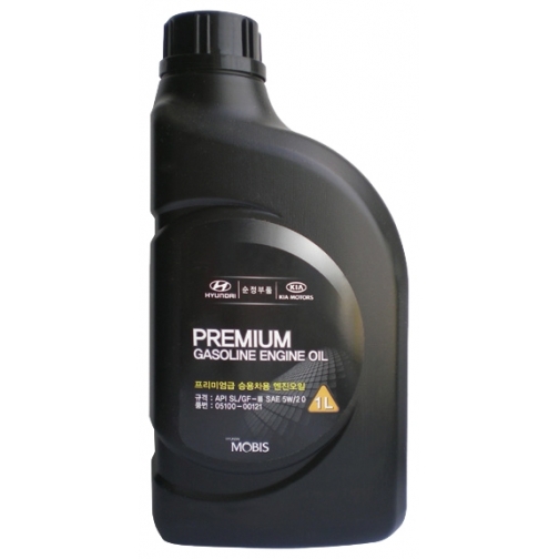 Моторное масло HYUNDAI Premium SAE 5W-20 SL/GF-3 1л полусинтетика арт. 0510000121 5926416