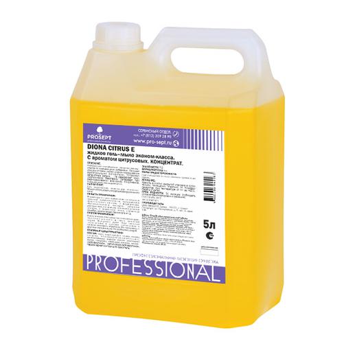 Жидкое гель-мыло эконом-класса PROSEPT Diona Citrus E 5л (144-5) 42645900