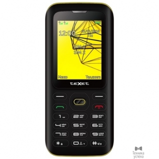 Texet TEXET TM-517R мобильный телефон цвет черный-желтый