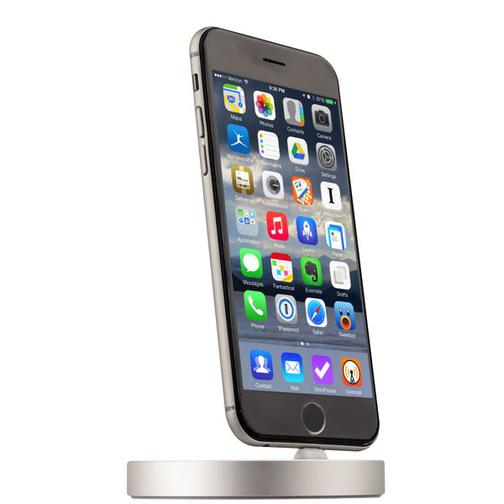 Док-станция COTEetCI Base9 Lightning stand CS2318-TS для iPhone X/ 8 Plus/ 8/ 7 Plus7/ 6/ SE/ iPod touch Серебристая 42302633