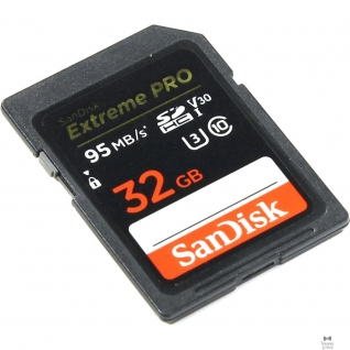 SanDisk SecureDigital 32Gb SanDisk SDSDXXG-032G-GN4IN SDHC Class 10, UHS-I U3, Extreme Pro