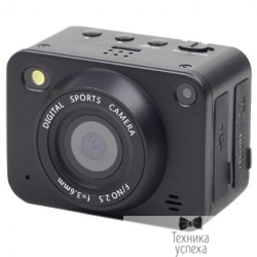 Gembird Экшн-камера Gembird ACAM-001, 5MP, 1920 x 1080 FHD (30 fps), ночная съемка, лазерный целеуказатель ЖК дисплей 1.5', TF/Micro SDHC, USB 2.0, HDMI, подводный бокс + крепления. 5799982
