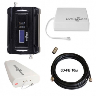 Комплект усиления сигнала сотовой связи Everstream ES1821 Kit (1800/2100МГц,Voice,2G,3G,4G|LTE)