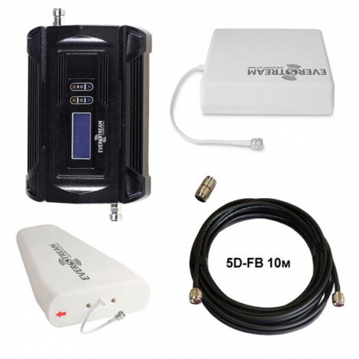 Комплект усиления сигнала сотовой связи Everstream ES1821 Kit (1800/2100МГц,Voice,2G,3G,4G|LTE) 37970404