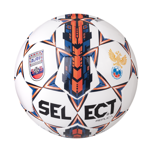 Мяч футзальный Select Replica амфр, бел/син/красный (4) 42221041 1