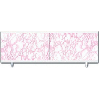 Экран для ванны МетаКам Кварт 148 Мрамор розовый