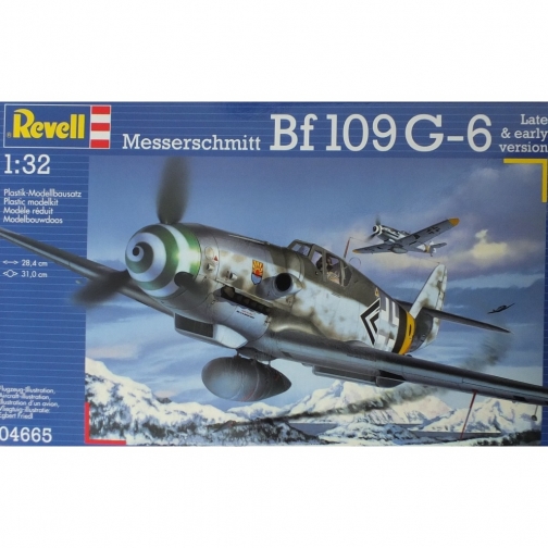 Сборная модель немецкого истребителя Messerschmitt Bf.109 G-6, 1:32 Revell 37717423