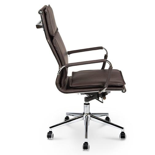 Кресло офисное/Харман/(brown) хром/коричневый экокожа NORDEN Chairs 42859386 1
