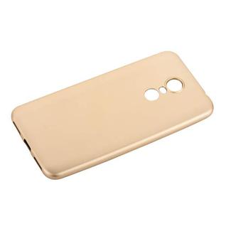 Чехол-накладка силиконовый J-case Delicate Series Matt 0.5mm для Xiaomi Redmi 5 Plus (5.7") Золотой