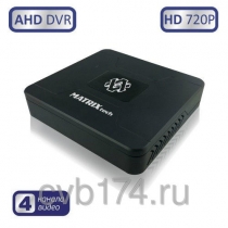4-канальный AHD видеорегистратор MATRIX M-4AHD720L Light
