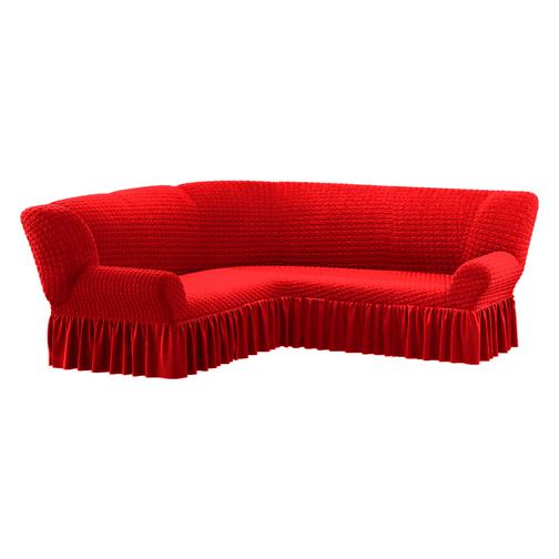 Чехол для углового дивана ПМ: Ми Текстиль Чехол на угловой диван жатка 42790553