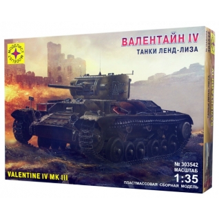 Сборная модель танка "Валентайн IV", 1:35 Моделист