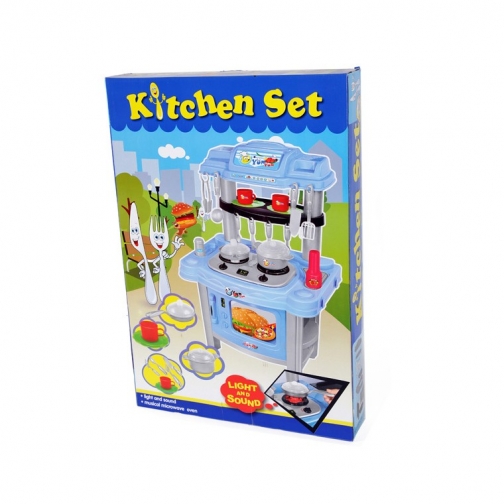 Игровая кухня Kitchen Set с плитой и микроволновкой (свет, звук) Shantou 37720179 2