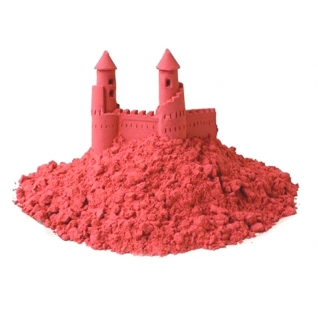 Домашняя песочница с формочками "Космический песок", розовый, 3 кг Волшебный мир