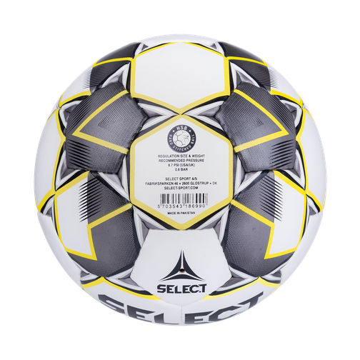 Мяч футзальный Select Futsal Master 852508, №4, белый/желтый/черный (4) 42505509 3