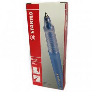 Ручка шариковая STABILO Liner F 808/41 0,38мм, синий