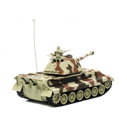 Боевой танк р/у King Tiger (на аккум., свет, звук), 1:28 Пламенный мотор 37743489 3