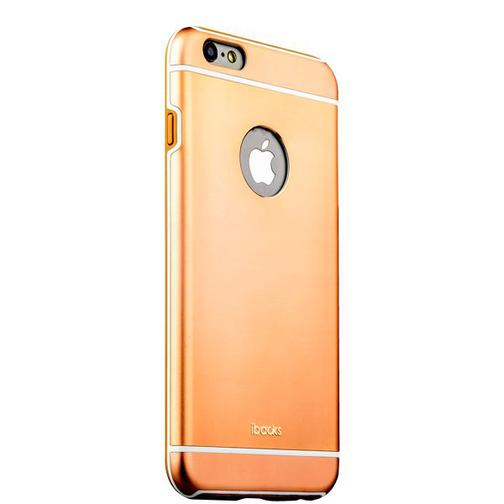 Накладка металлическая iBacks Ares Armour Aluminum Case для iPhone 6s Plus/ 6 Plus (5.5) (ip60282) Champagne Gold 42530345