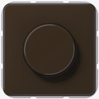 Светорегулятор (диммер) Jung CD поворотно-нажимной 100-1000 Вт коричневый пластик