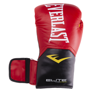 Перчатки боксерские Everlast Elite Prostyle P00001198, 14oz, кожзам, красный