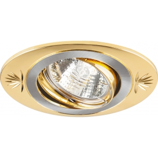 Встраиваемый светильник Feron DL250-MR16 титан-золото