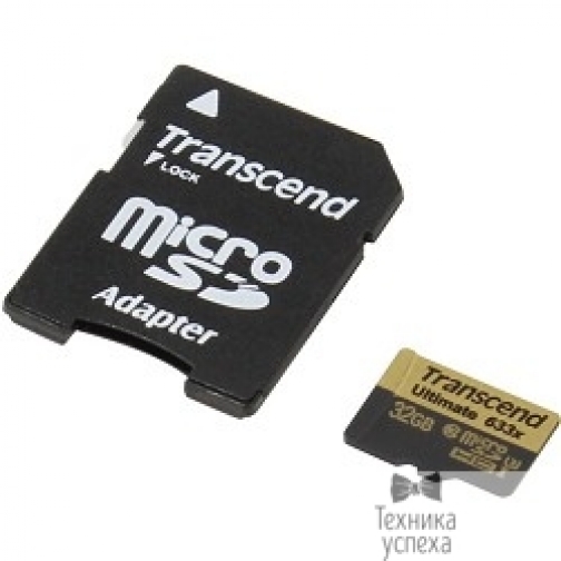 Transcend Micro SecureDigital 32Gb Transcend TS32GUSDU3 MicroSDHC Class10, UHS-I U3 2746332