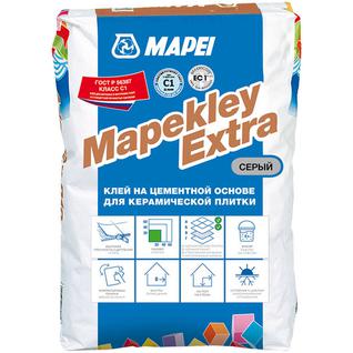МАПЕЙ Мапеклей Экстра клей плиточный (25кг) / MAPEI Mapekley Extra клей для керамической плитки (25кг) Мапей