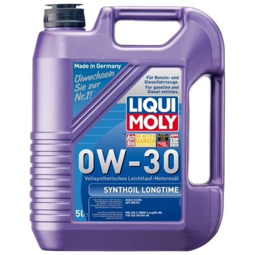 Моторное масло LIQUI MOLY Synthoil Longtime 0W-30 5 литров 5927023
