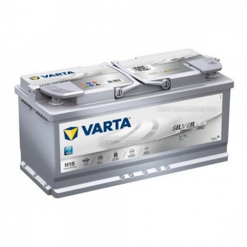 Аккумулятор VARTA Silver Dynamic AGM H15 105 Ач (A/h) обратная полярность - 605901095 VARTA H15 5601880