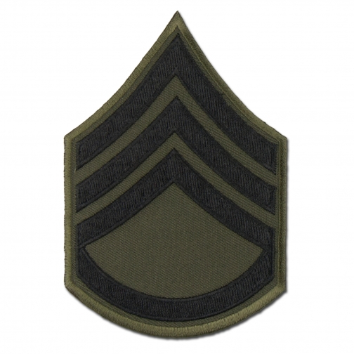 Made in Germany Знак ранга US Textil чёрный Staff Sergeant 5018607