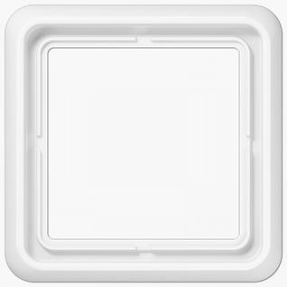 Рамка Jung CD 500 (CD581WW) 1 пост белая пластик