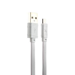 USB дата-кабель Hoco X5 Bamboo MicroUSB (1.0 м) Белый