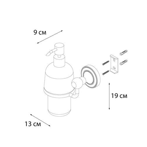 Дозатор жидкого мыла FIXSEN Style (FX-41112) 42636015 1