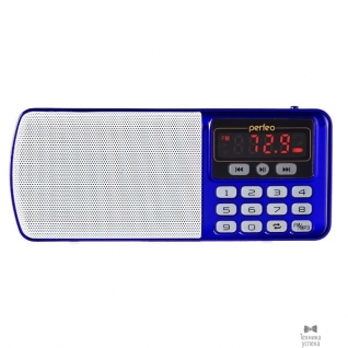 Perfeo Perfeo радиоприемник цифровой ЕГЕРЬ FM+ 70-108МГц/ MP3/ питание USB или BL5C/ цвет синий (i120-BL)