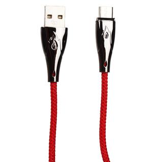 USB дата-кабель Hoco U75 Magnetic charging data cable for Type-C (1.2м) (3A) Красный