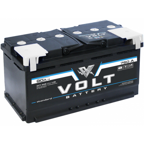 Аккумулятор VOLT STANDARD 6CT- 90N 90 Ач (A/h) прямая полярность - VS 9011 VOLT VS 6CT - 90 N 2060663