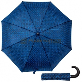 Зонт складной "Круги на воде" синий