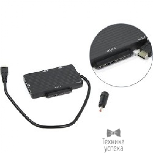 Orient ORIENT Адаптер UHD-509, USB 3.0 to SATA 6Gb/s (ASM1153E, поддержка UASP) SSD,HDD 2.5