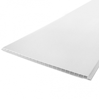 Панель ПВХ 2700х250х8мм белая глянцевая (10шт=6,75м2) / Стеновая панель ПВХ 2700х250х8мм белая глянцевая лаковая (упак. 10шт.=6,75 кв.м.)