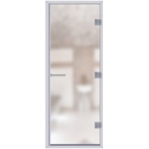Дверь 60G для хамама (турецкой бани) 7х 19, бесцветное матовое