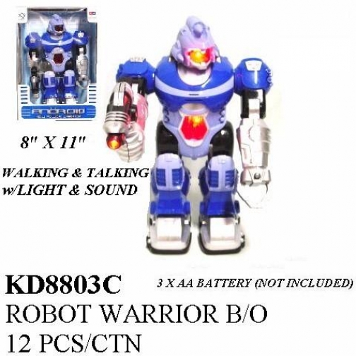 Интерактивный робот (свет, звук), синий, 25 см Junfa Toys 37712290 3