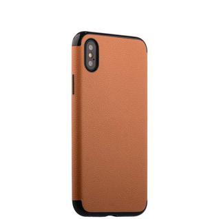 Чехол-накладка силиконовый J-case Jack Series (с магнитом) для iPhone XS/ X (5.8") Светло-коричневый
