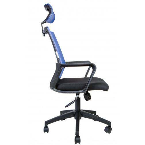 Кресло офисное Бит/черный пластик/синяя сетка/черная ткань NORDEN Chairs 42872160 1