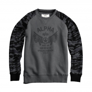 Alpha Industries Толстовка Alpha Industries Rescue, цвет темно-серый