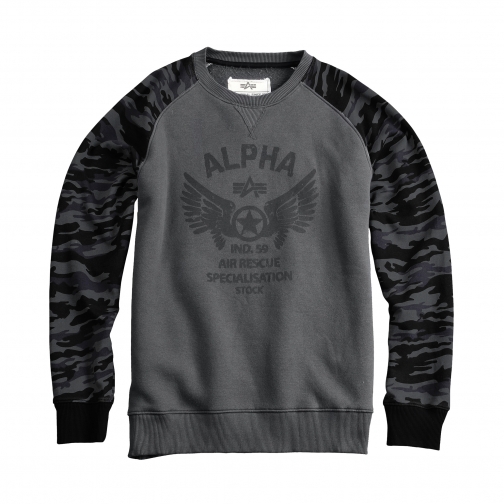 Alpha Industries Толстовка Alpha Industries Rescue, цвет темно-серый 5034274