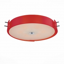 Светильник потолочный St Luce Хром/Красный, Белый E14 6*40W
