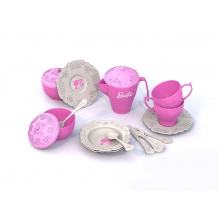 Набор игрушечной посудки Barbie "Мамина помощница", 18 предметов Нордпласт
