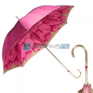 Зонт-трость "Георгин", розовый